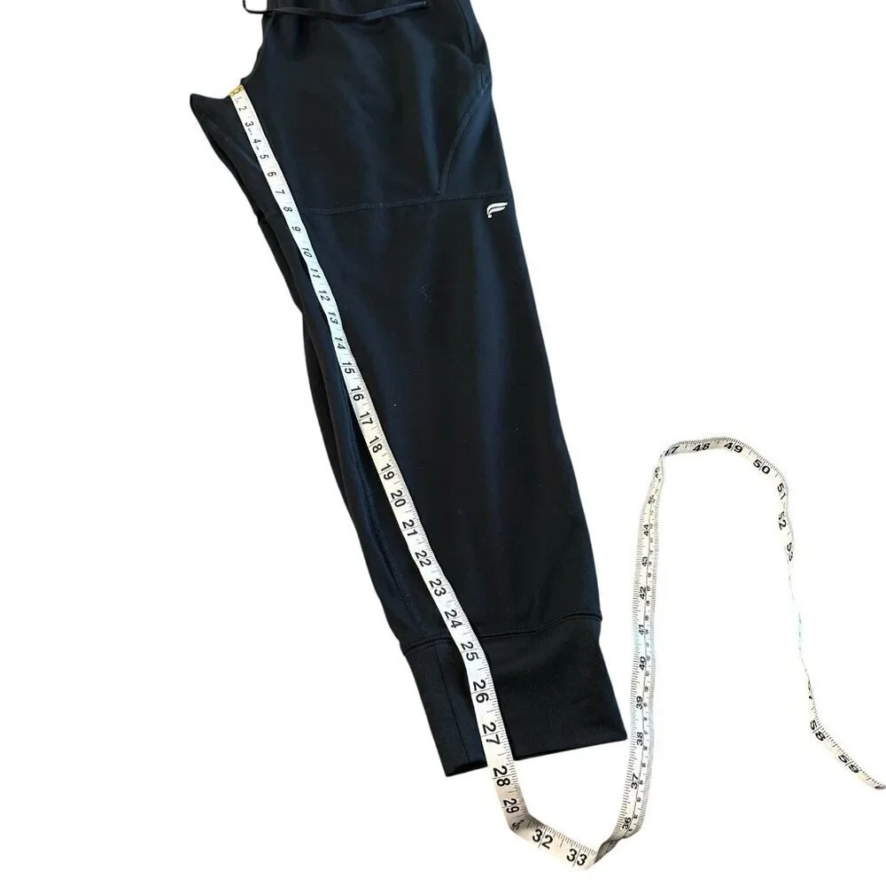 Fabletics The Altitude Slim-Fit Jogger Pants Men’s Large Black Athletic Running